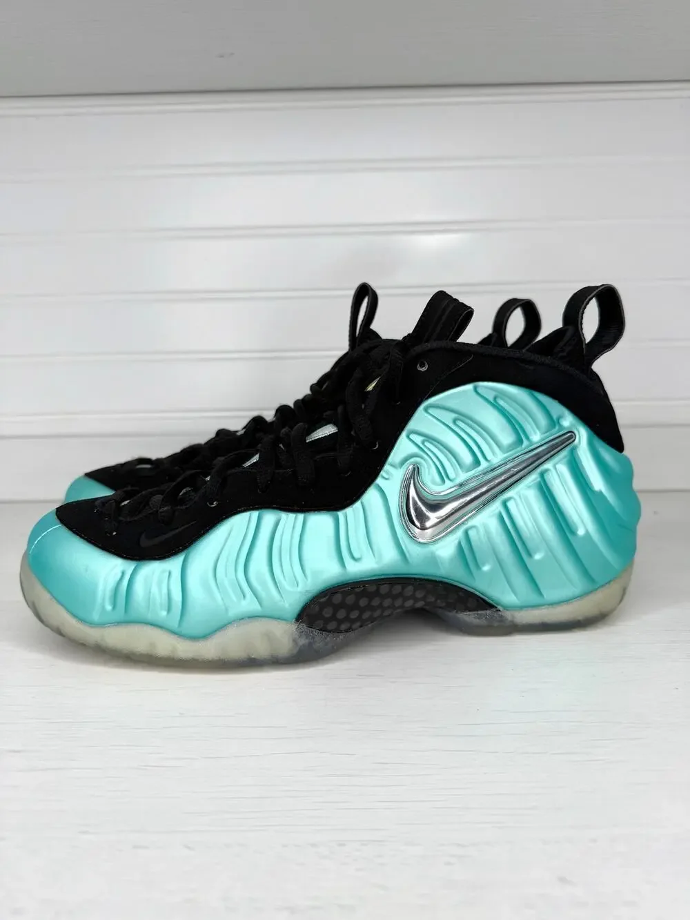 Nike Air Foamposite Pro Island Green 2017 624041-303 Men’s Size 8 No Box Clean